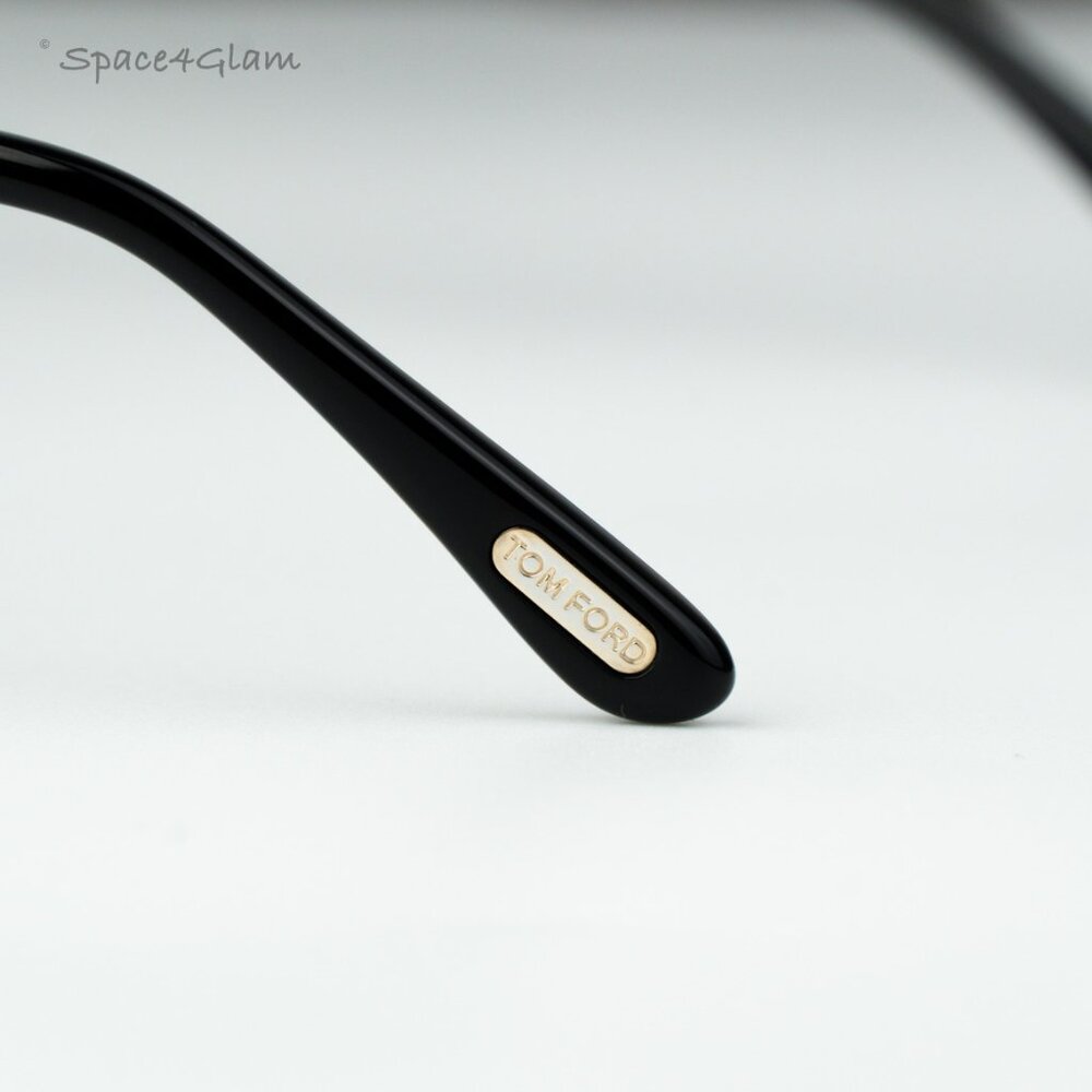 Tom Ford Women Eyeglasses Black Demo Square FT5505 001 NEW AUTHENTIC - Picture 7 of 10
